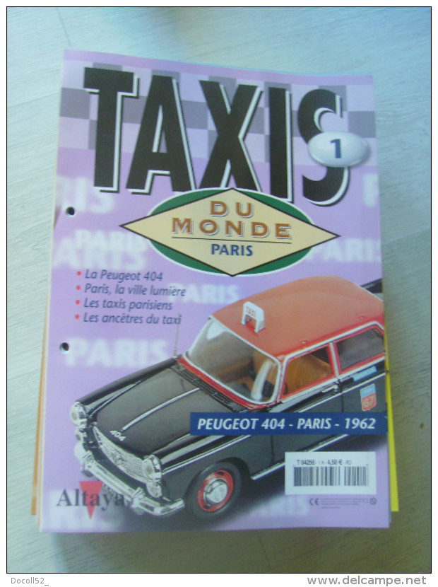 Altaya - Collection Complète Des 70 Fascicules " Taxis Du Monde " - Zeitschriften