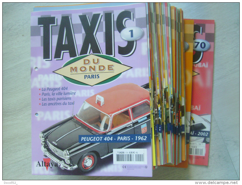 Altaya - Collection Complète Des 70 Fascicules " Taxis Du Monde " - Magazines