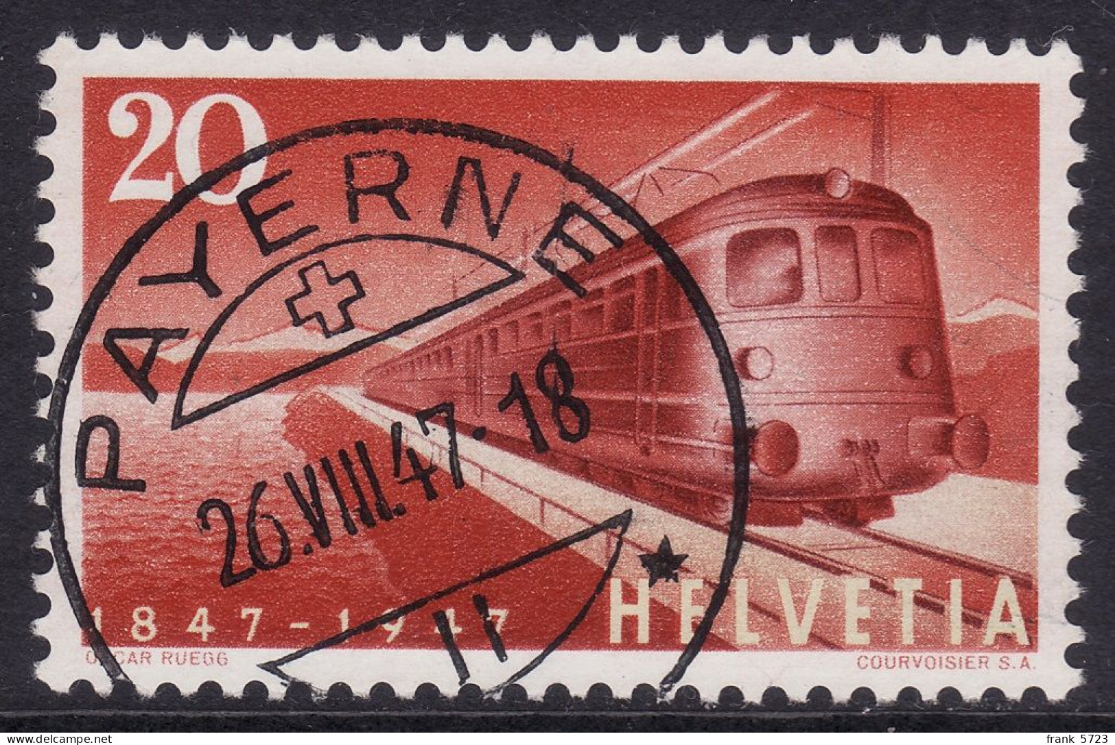 Schweiz: SBK-Nr. 279 (Gotthardschnellzug 1947) Gestempelt - Oblitérés