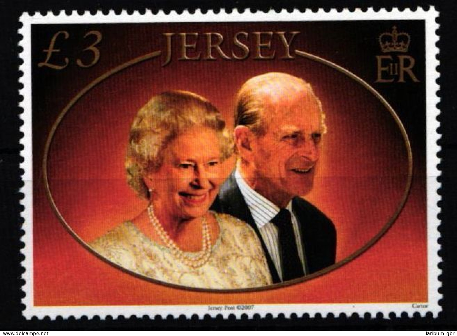 Großbritannien Jersey 1327 Postfrisch Queen Elizabeth II Und Prinz Philip #KG715 - Jersey
