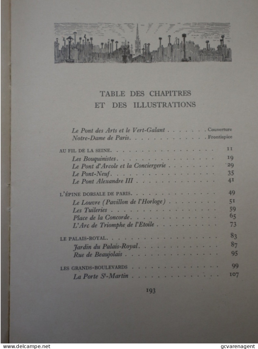 PARIS ASPECTS ET REFLETS PAR LEON GOSSET  - ILLUSTRATIONS EN COULEURS DE CH.SAMSON  VOIR SCANS