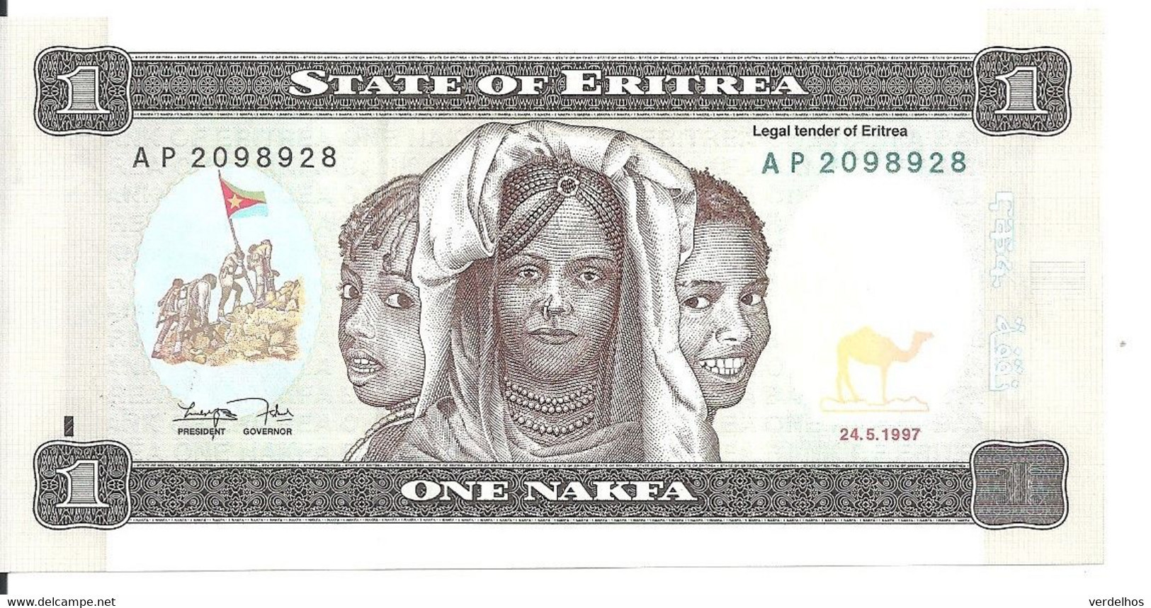 ERYTHREE 1 NAFKA 1997 UNC P 1 - Eritrea