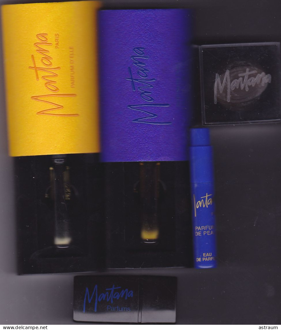 Lot 5 Miniature Vintage Parfum - Montana - EDP + EDT - Descriptif Ci Dessous - Miniaturas Mujer (en Caja)