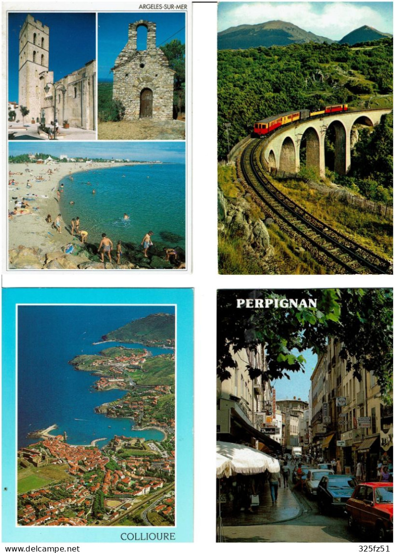 66 / PYRENEES ORIENTALES / Lot De 730 C.P.M. écrites - 500 Postkaarten Min.