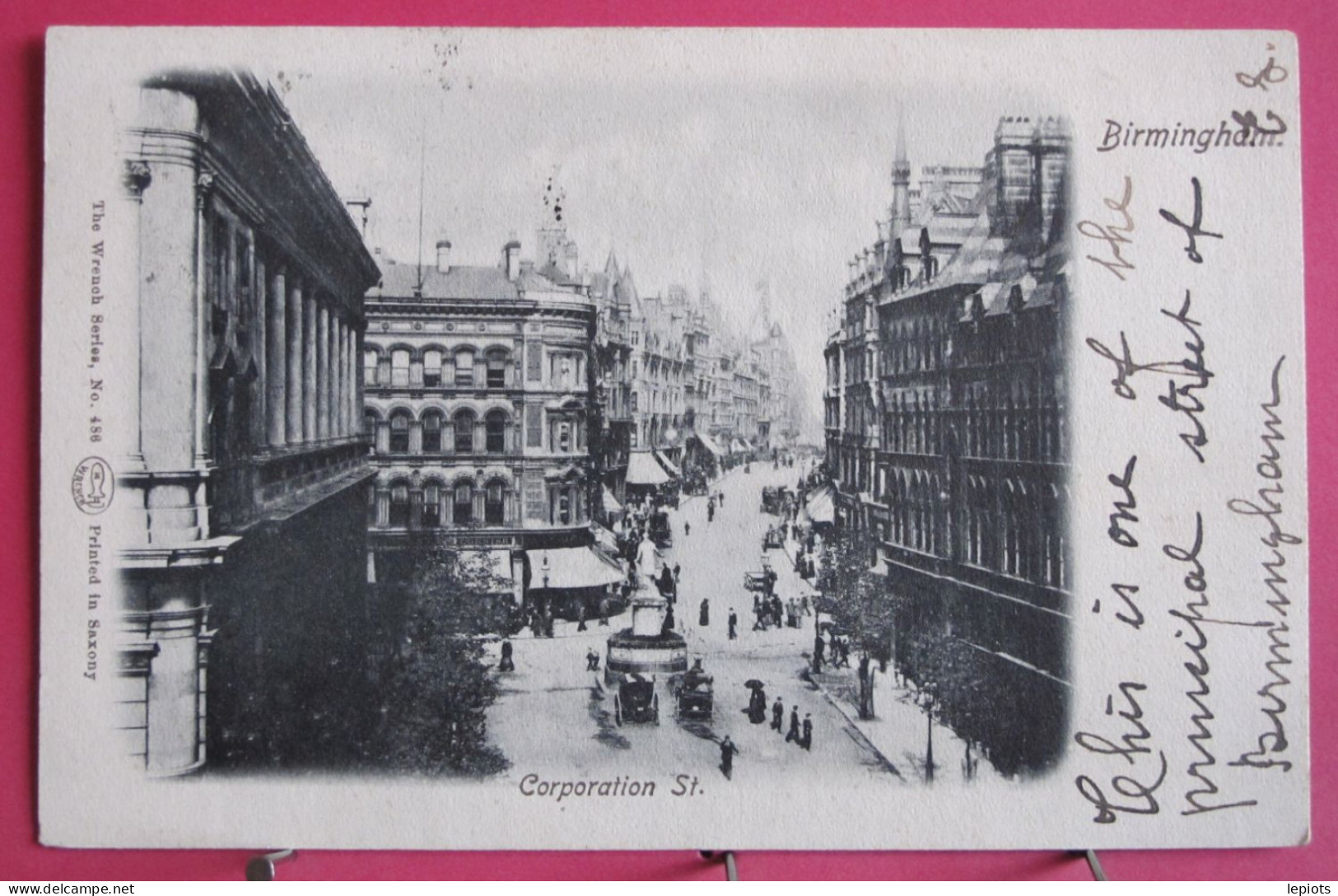 Visuel Très Peu Courant - Angleterre - Birmingham - Corporation St. - CPA Précurseur 1902 - Birmingham