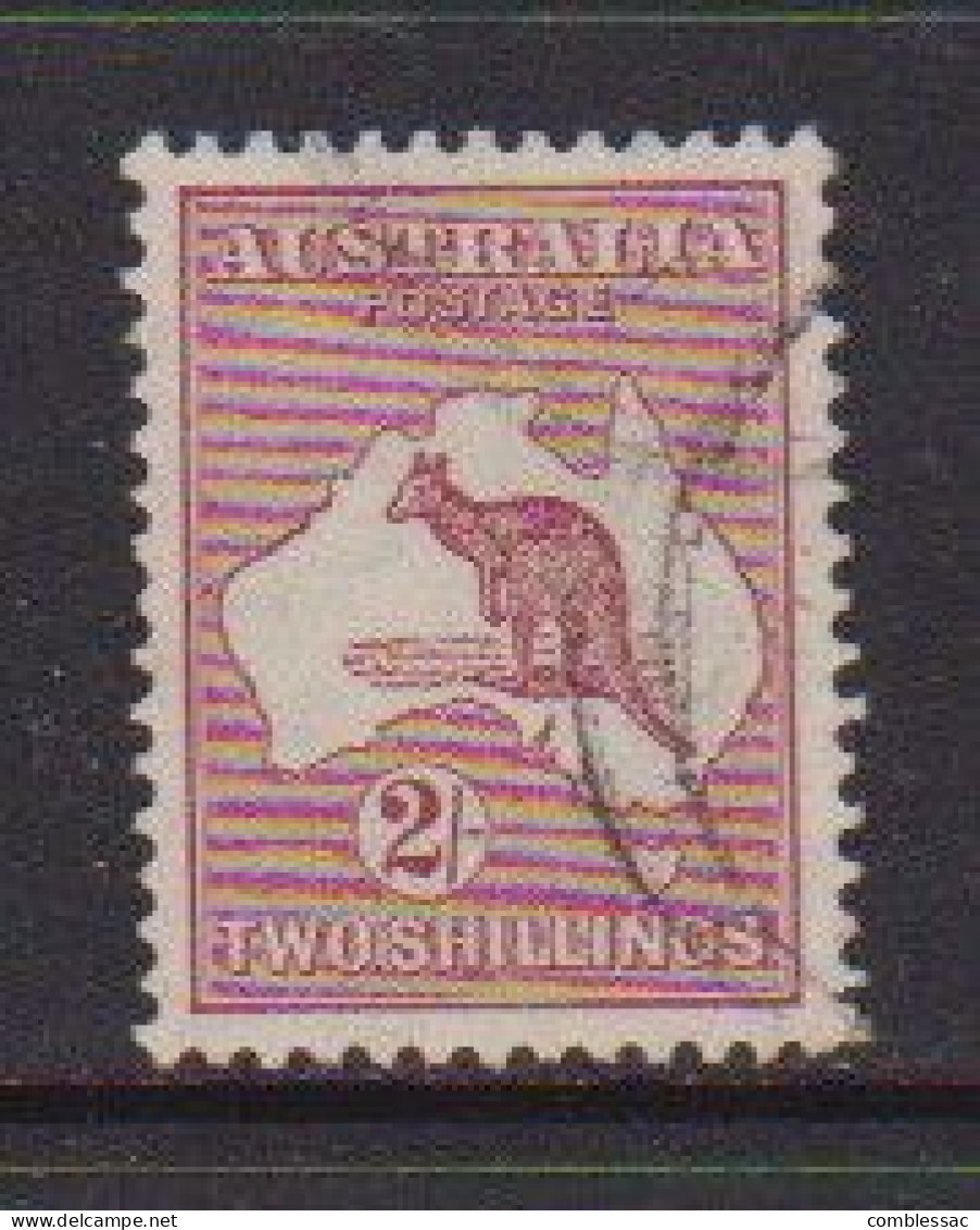 AUSTRALIA    1935   2/- Maroon    Wmk  W15     USED - Used Stamps