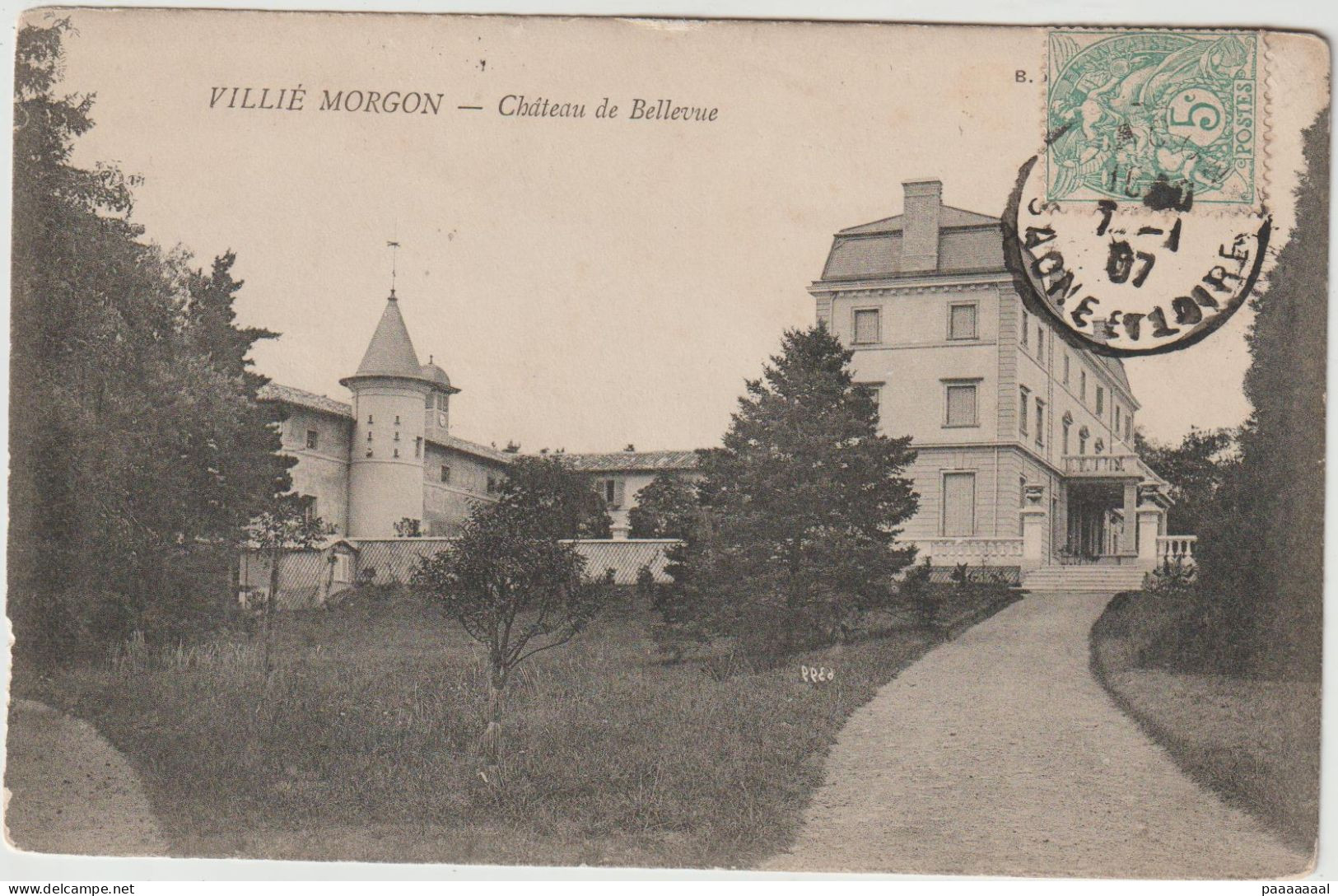 VILLIE MORGON  CHATEAU DE BELLEVUE - Villie Morgon