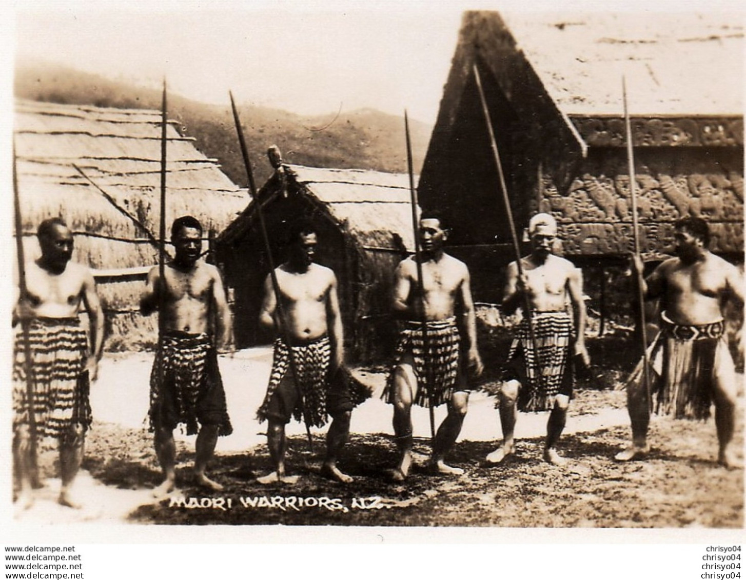 612Bc  Photo Nouvelle Zelande Maori Warriors - Nouvelle-Zélande