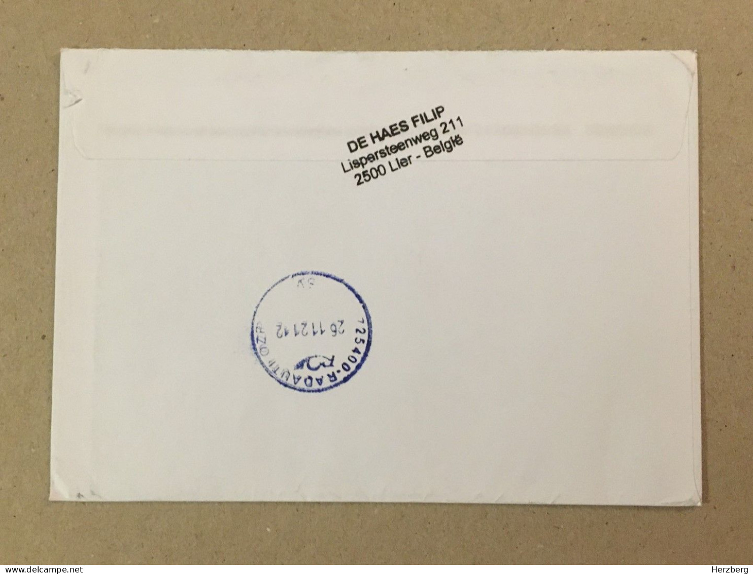 Belgie Belgique Used Letter Stamp On Cover Priority Philippe Of Belgium King Stamp 2021 - Otros & Sin Clasificación