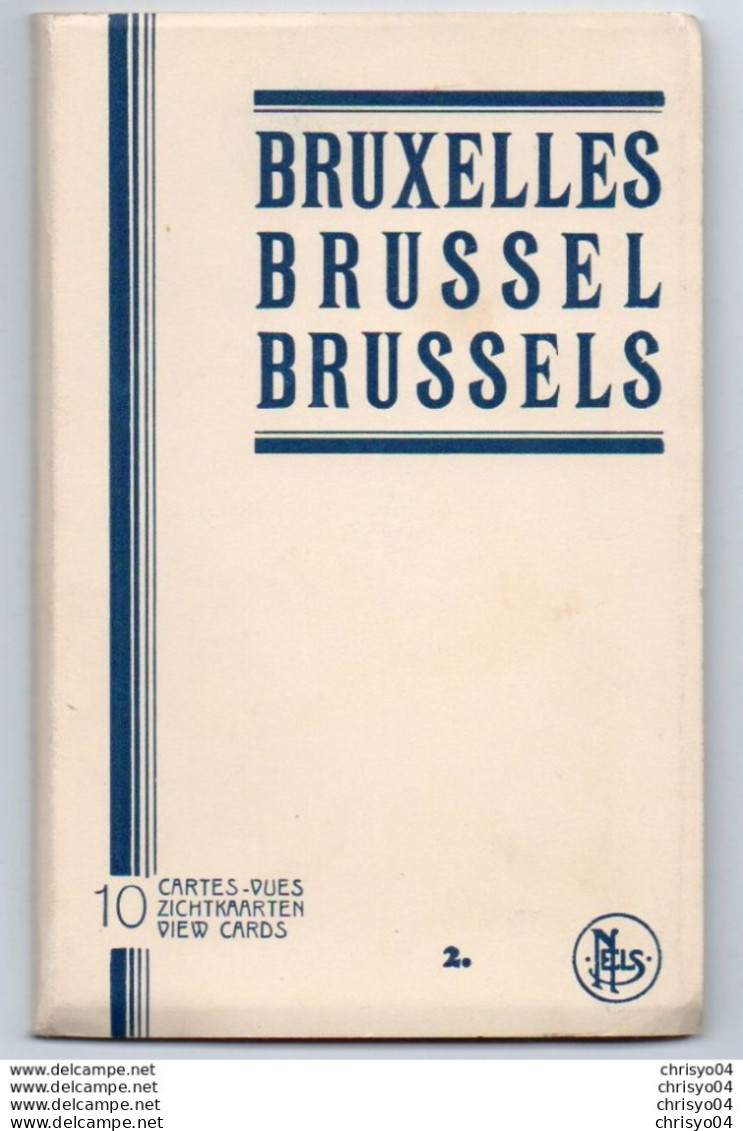 83Vn  Carnet De 10 Cpa Bruxelles - Lotti, Serie, Collezioni