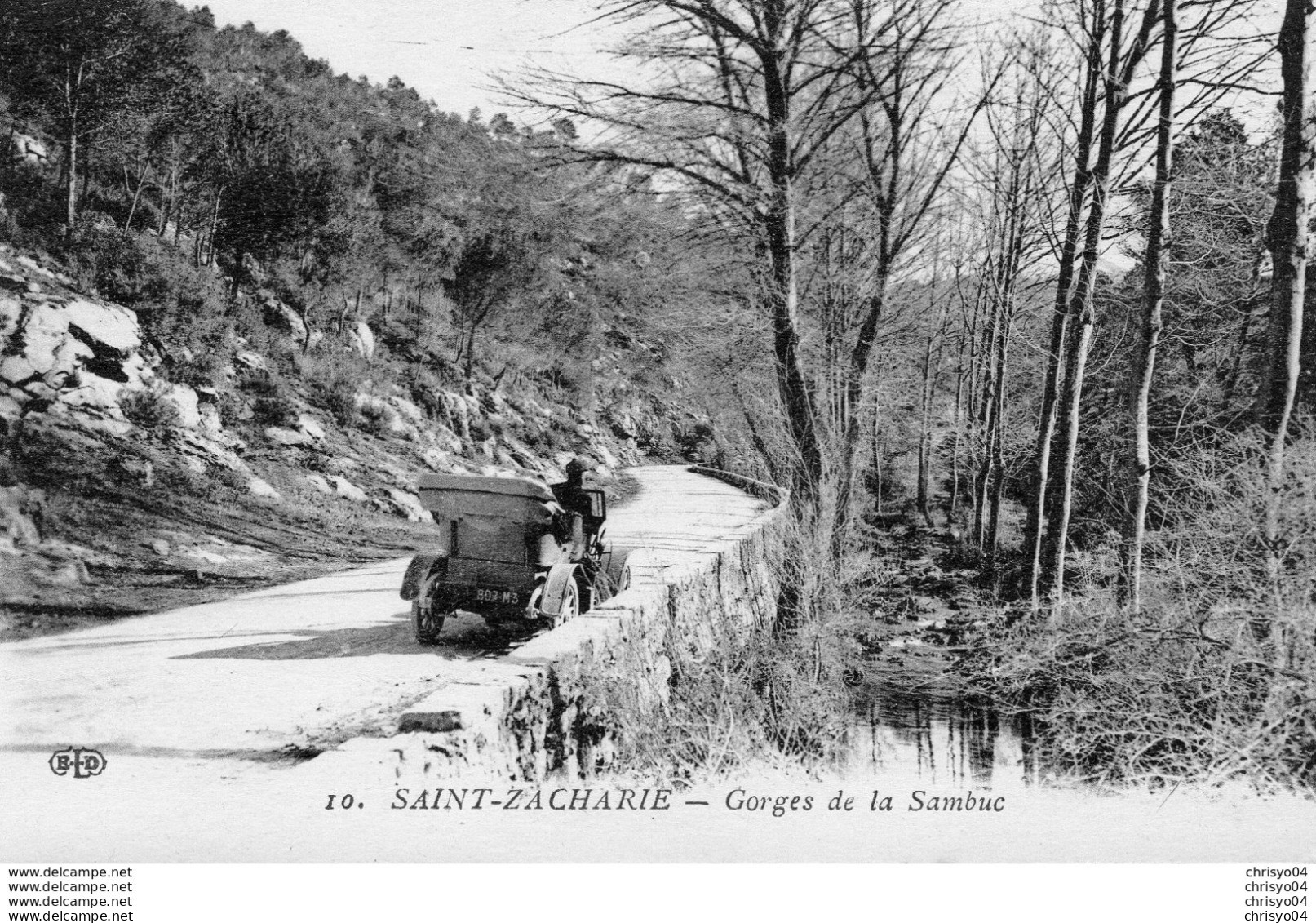 75Mé    83 Saint Zacharie Gorges De La Sambuc Tacot En TBE - Saint-Zacharie