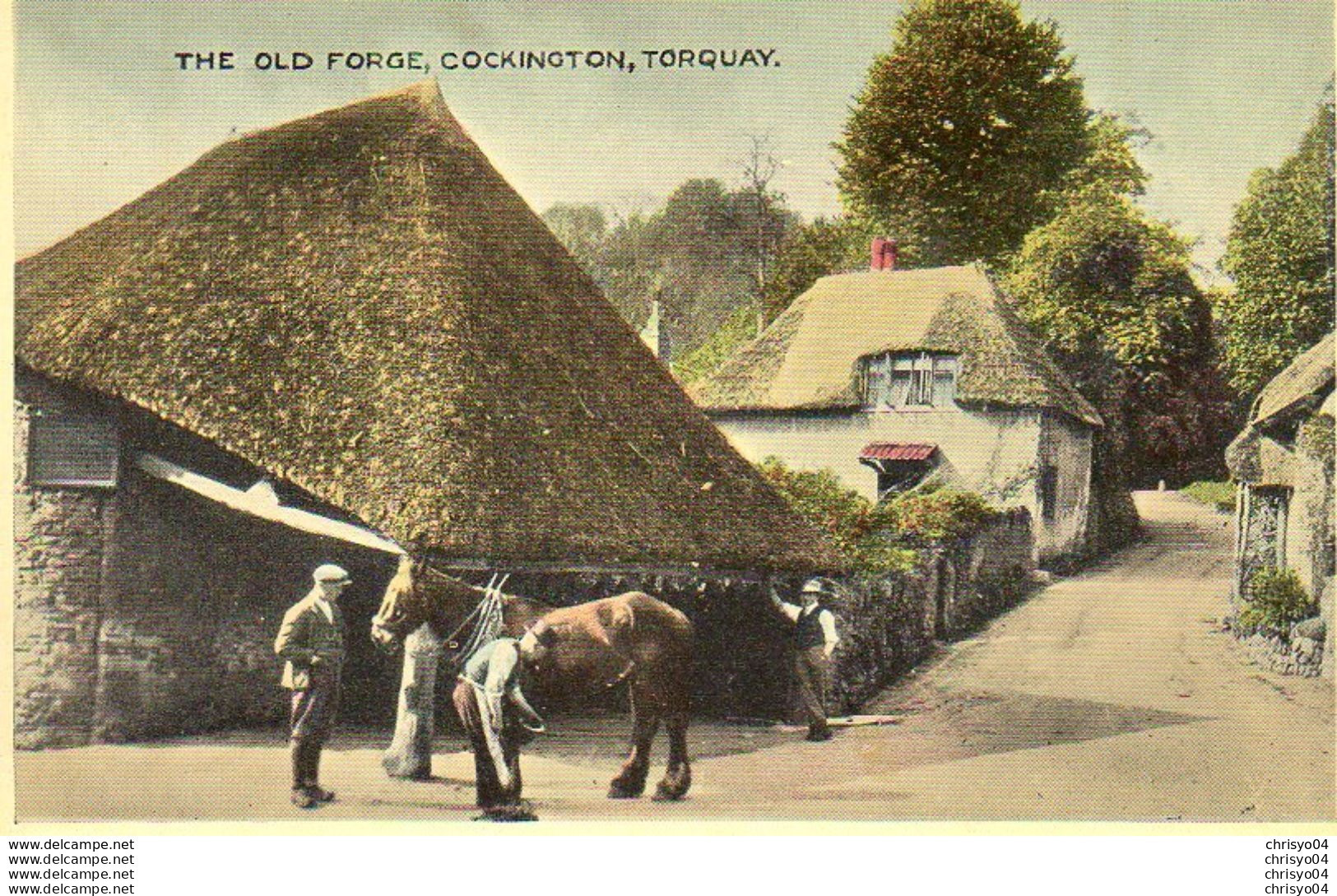 711Ai   Angleterre Torquay The Old Forge Cockington - Torquay