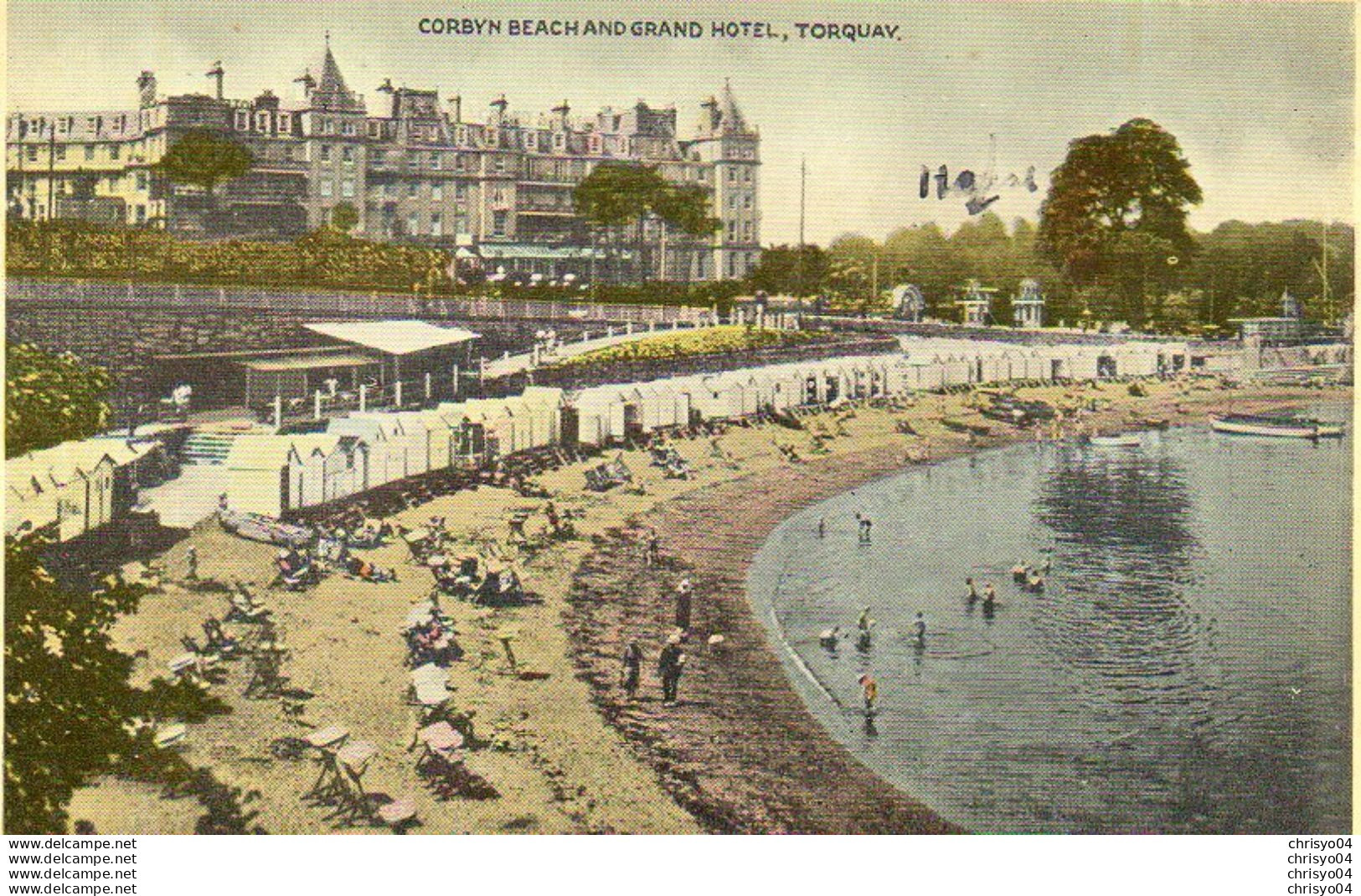 711Ai   Angleterre Torquay Corbyn Beach And Grand Hotel - Torquay