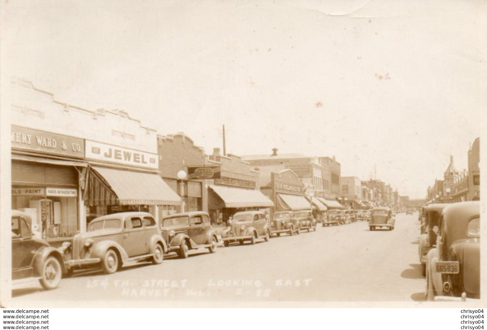 711Ai   Etats Unis USA Harvey Surrey 154Th Street Looking East Carte Photo - Autres & Non Classés