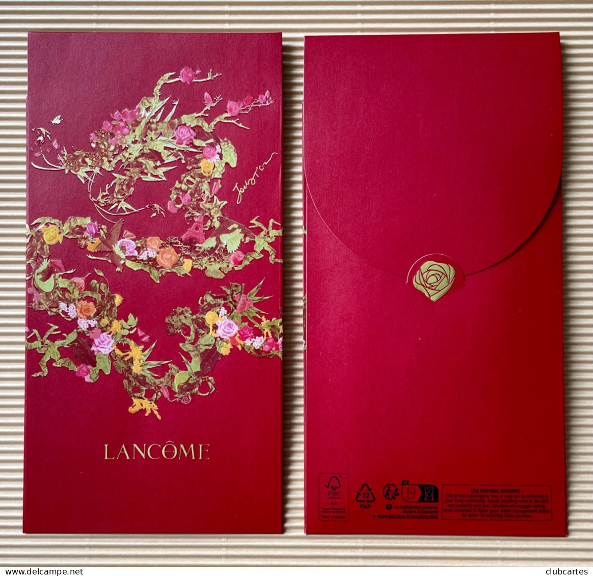 CC Chinese Lunar New Year "LANCÔME" Pockets RED CNY 2024 - Modern (ab 1961)