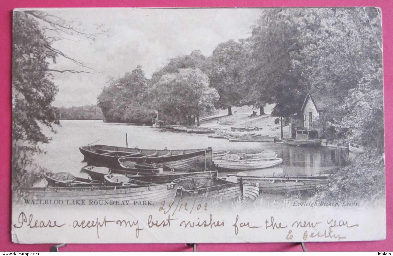 Visuel Très Peu Courant - Angleterre - Leeds - Waterloo Lake Roundhay Park - 1902 - Leeds