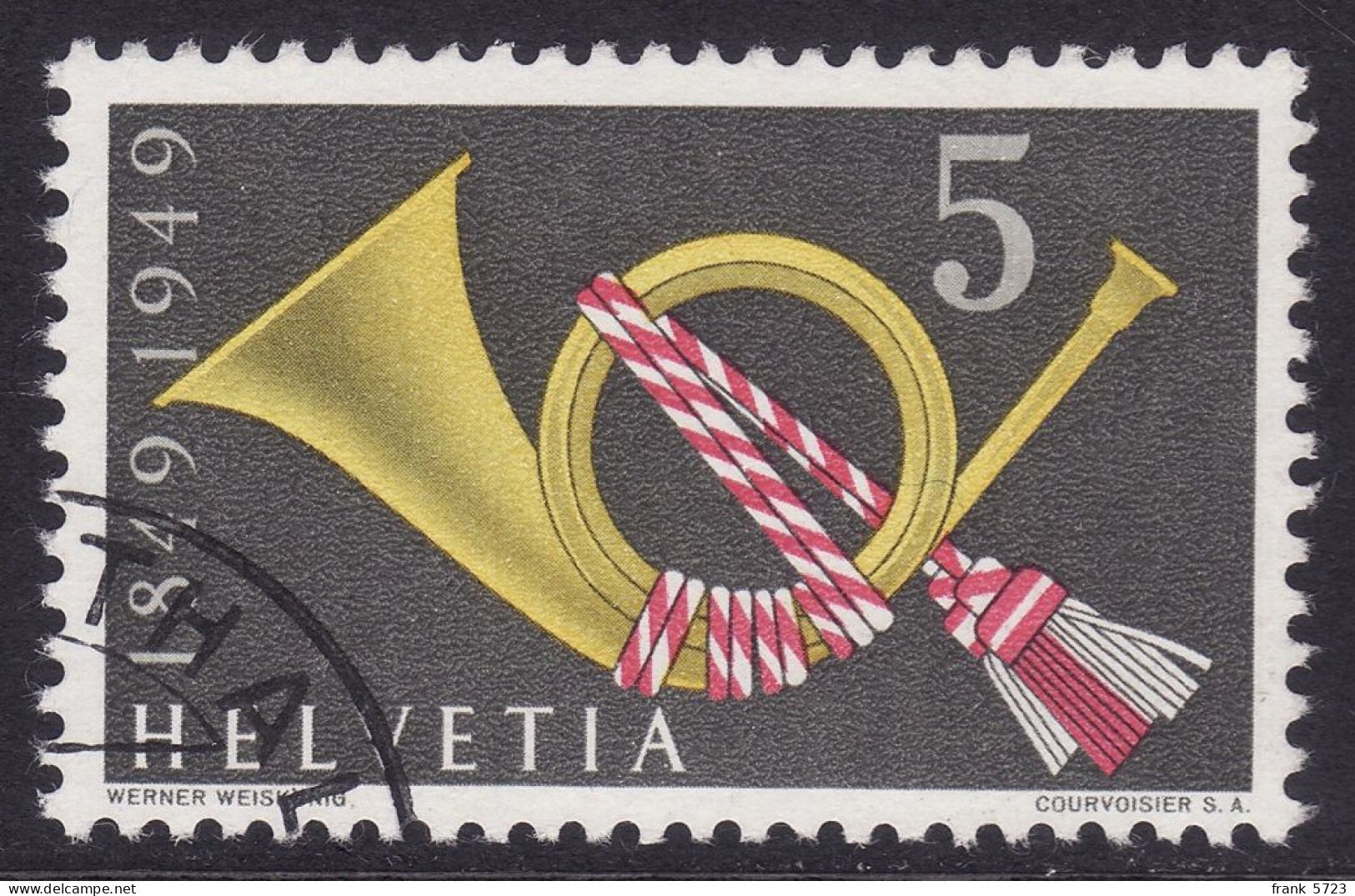 Schweiz: SBK-Nr. 291 (Posthorn 1949) Gestempelt - Oblitérés