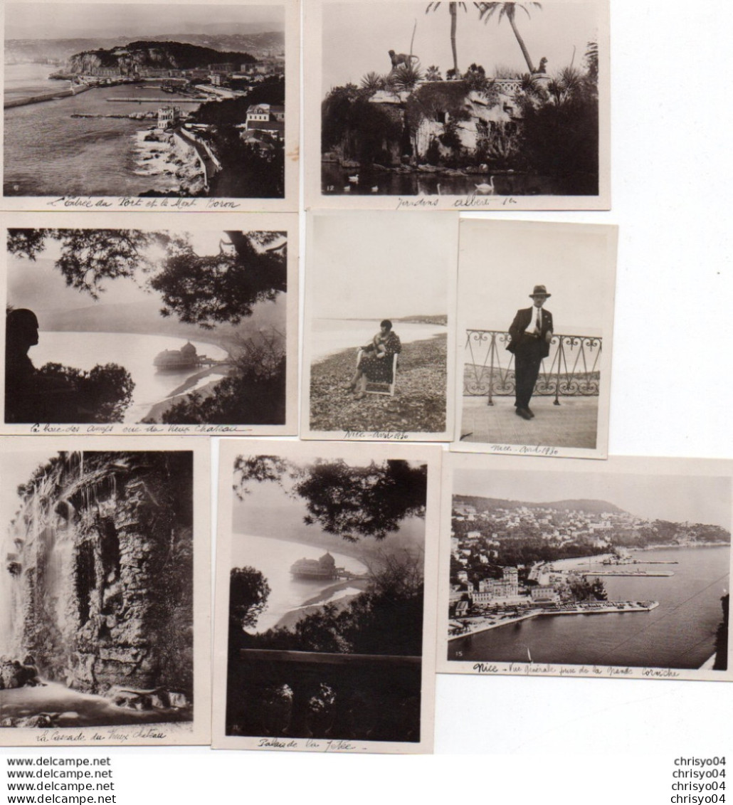 86Va  06 Nice Lot De 8 Photos En 1929 (voir Scan) - Lotes Y Colecciones