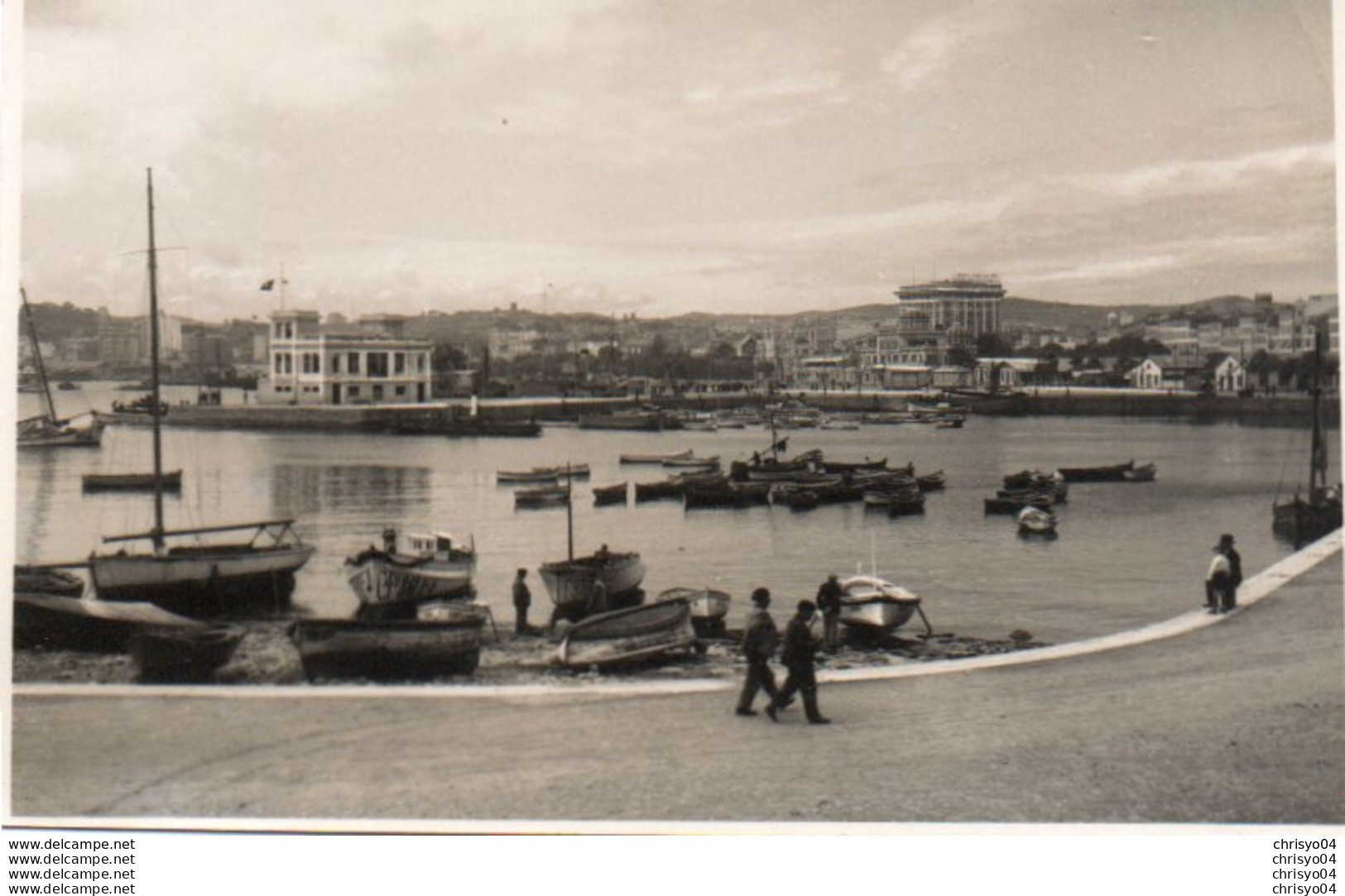 85Ct  Espagne La Coruña Carte Photo Blanco N°3 - La Coruña