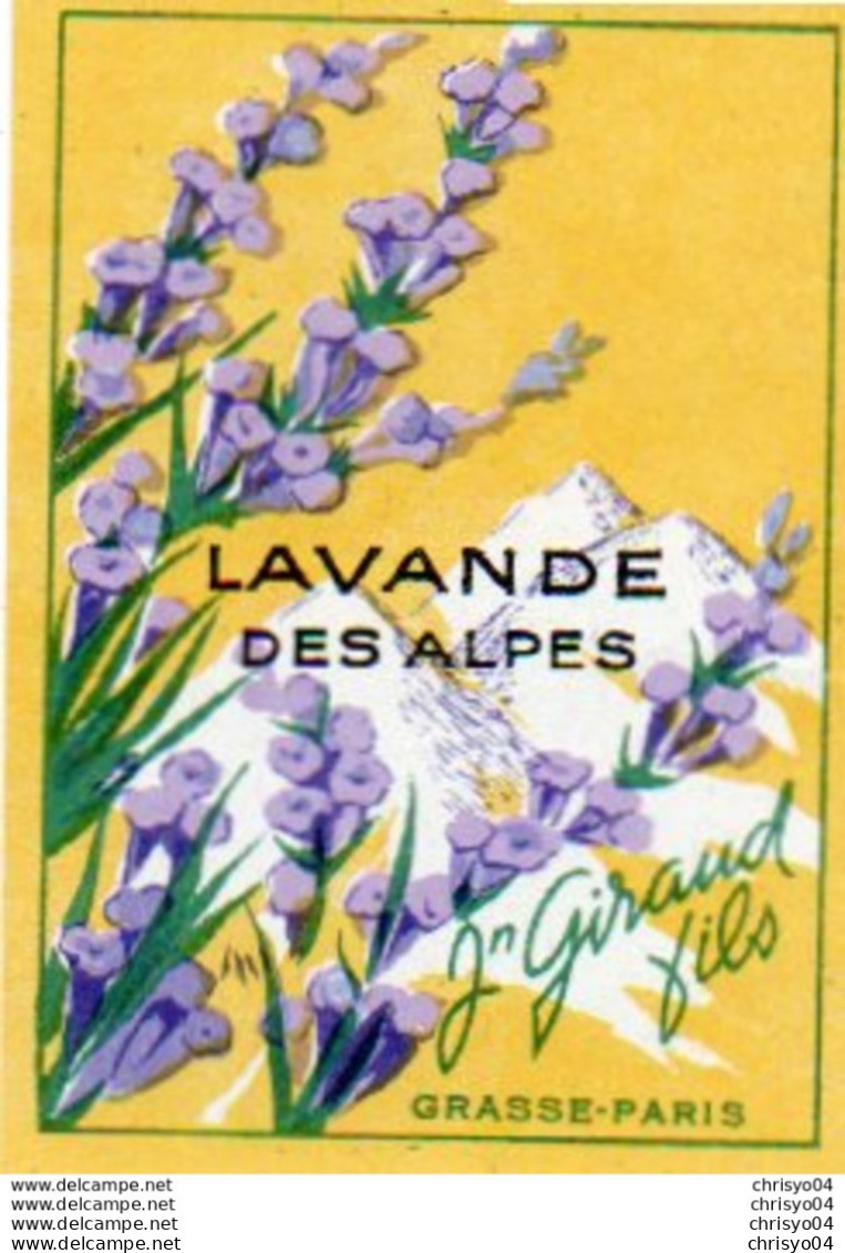 Etiquette Parfum Grasse Giraud Lavande Des Alpes - Labels