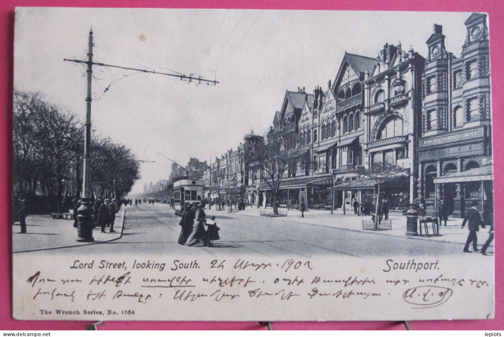 Visuel Très Peu Courant - Angleterre - Southport - Lord Street Looking South - CPA Précurseur 1902 - Southport