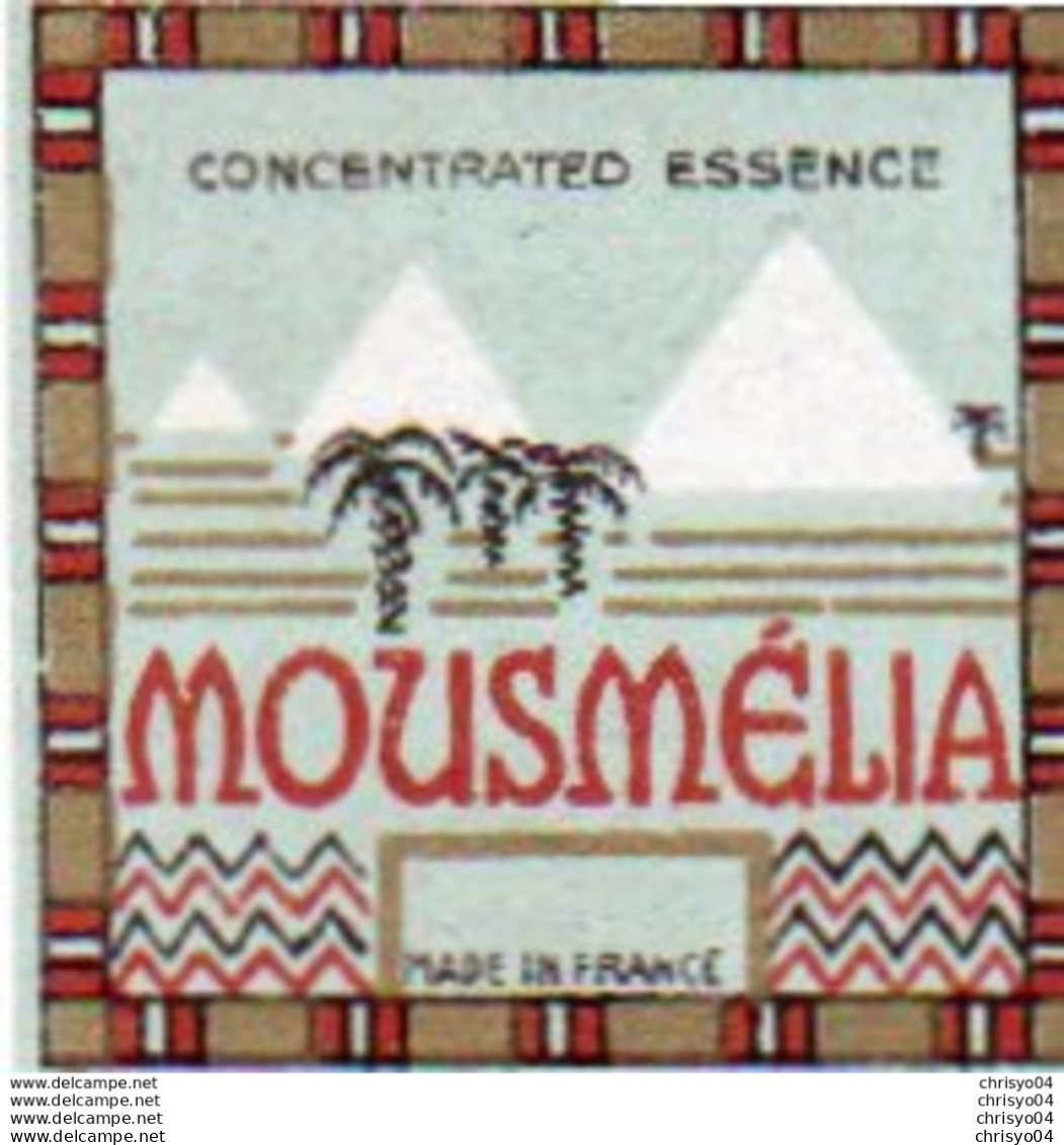 Etiquette Parfum Grasse Giraud Concentred Essence Mousmelia - Labels