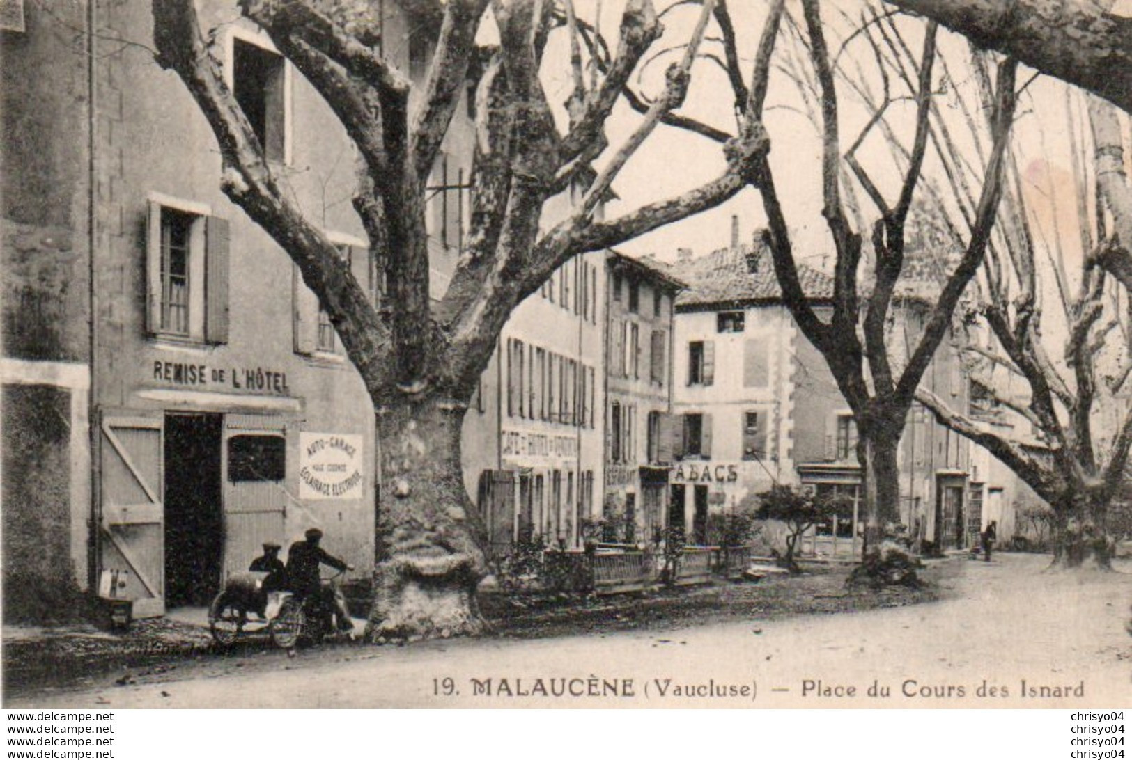 93Sv  84 Malaucéne Place Du Cours Des Isnards - Malaucene