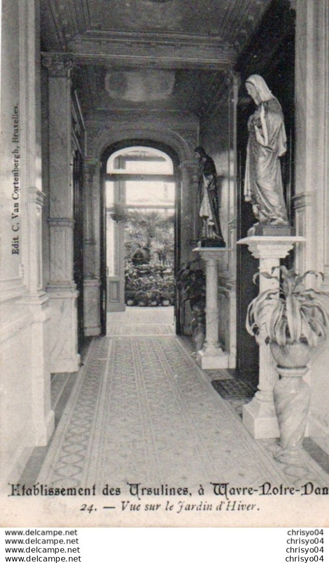 99Av   Belgique Wavre Notre Dame Etbts Des Ursulines Le Jardin D'hiver - Wavre