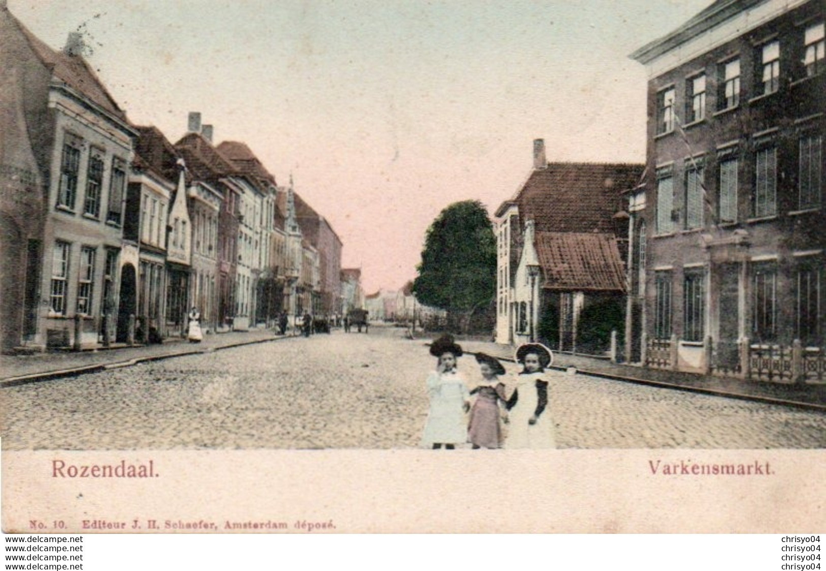 99Av   Pays Bas Rozendaal Varkensmarkt (pas Courante Colorisée) - Roosendaal