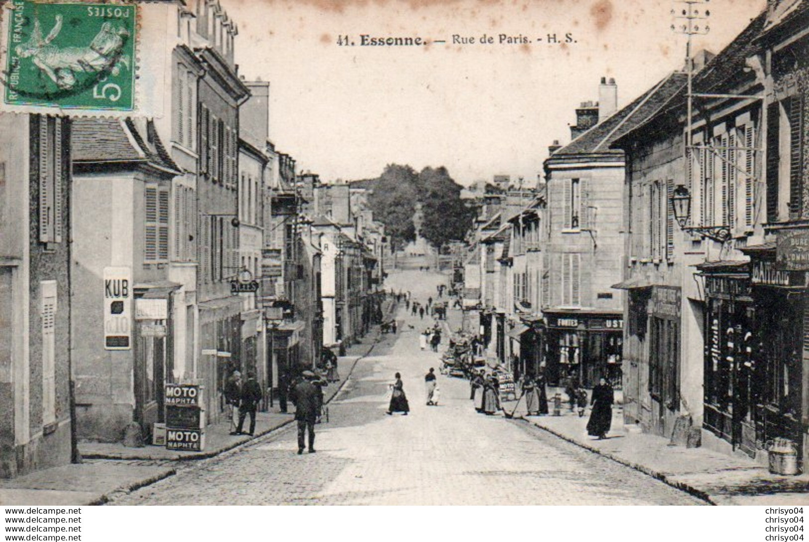 96Ve   91 Essonne Essonnes Rue De Paris - Essonnes