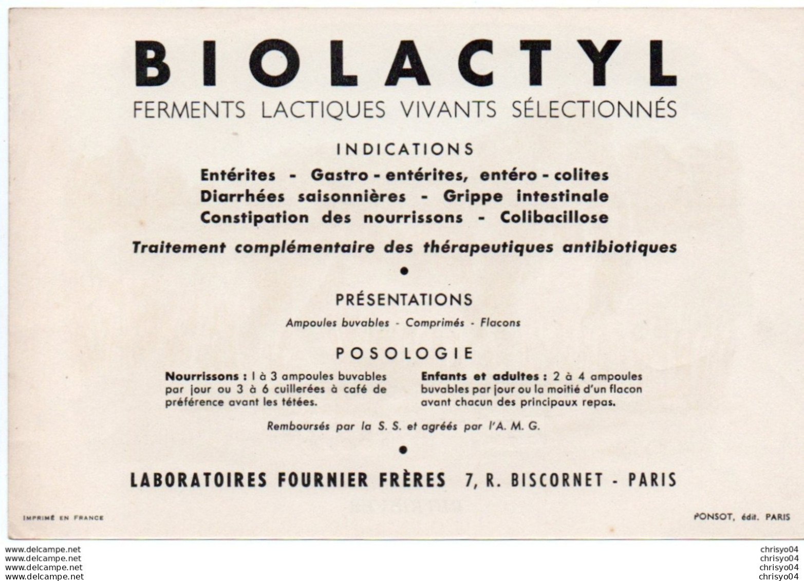 910Cr  Lot De 2 Buvards Laboratoires Biolactyl Chasse Chien épagneul Setter - Produits Pharmaceutiques