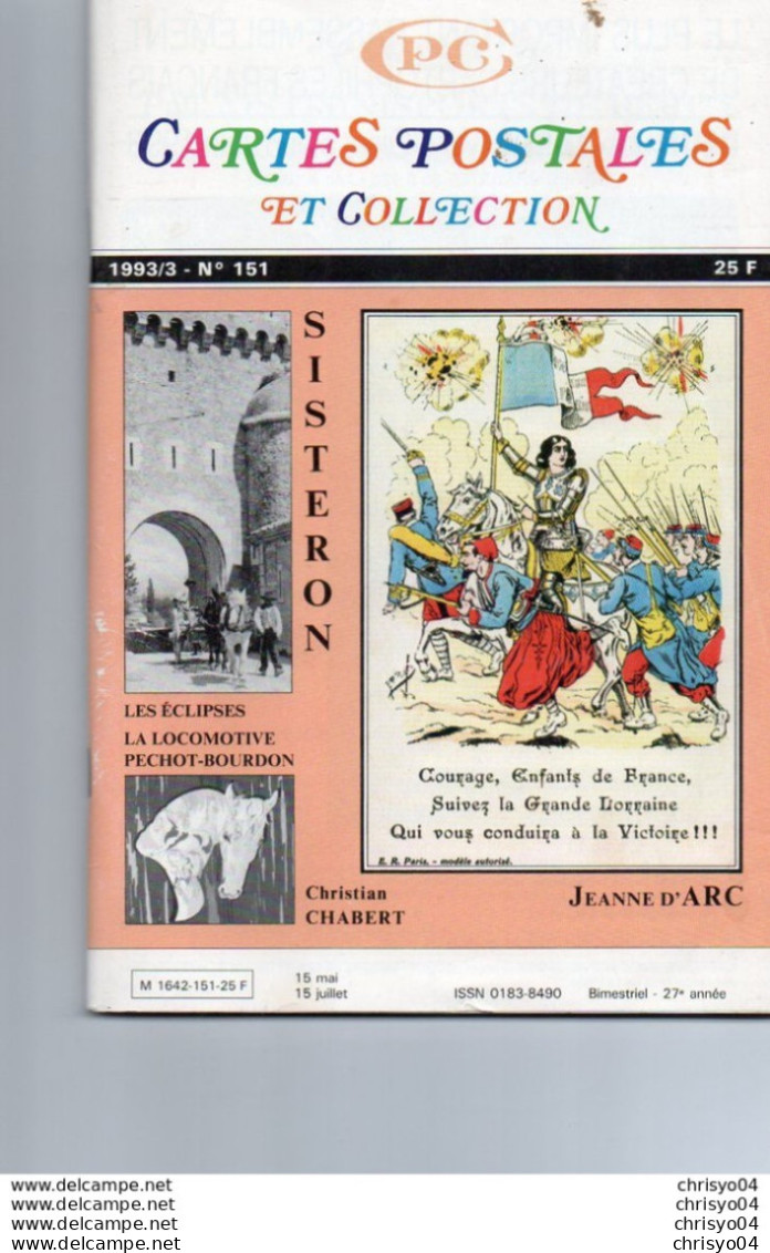 Cartes Postales Et Collection Sisteron Locomotive Pechot Bourdon Jeanne D'Arc Livre N°151 De 1993 - Français