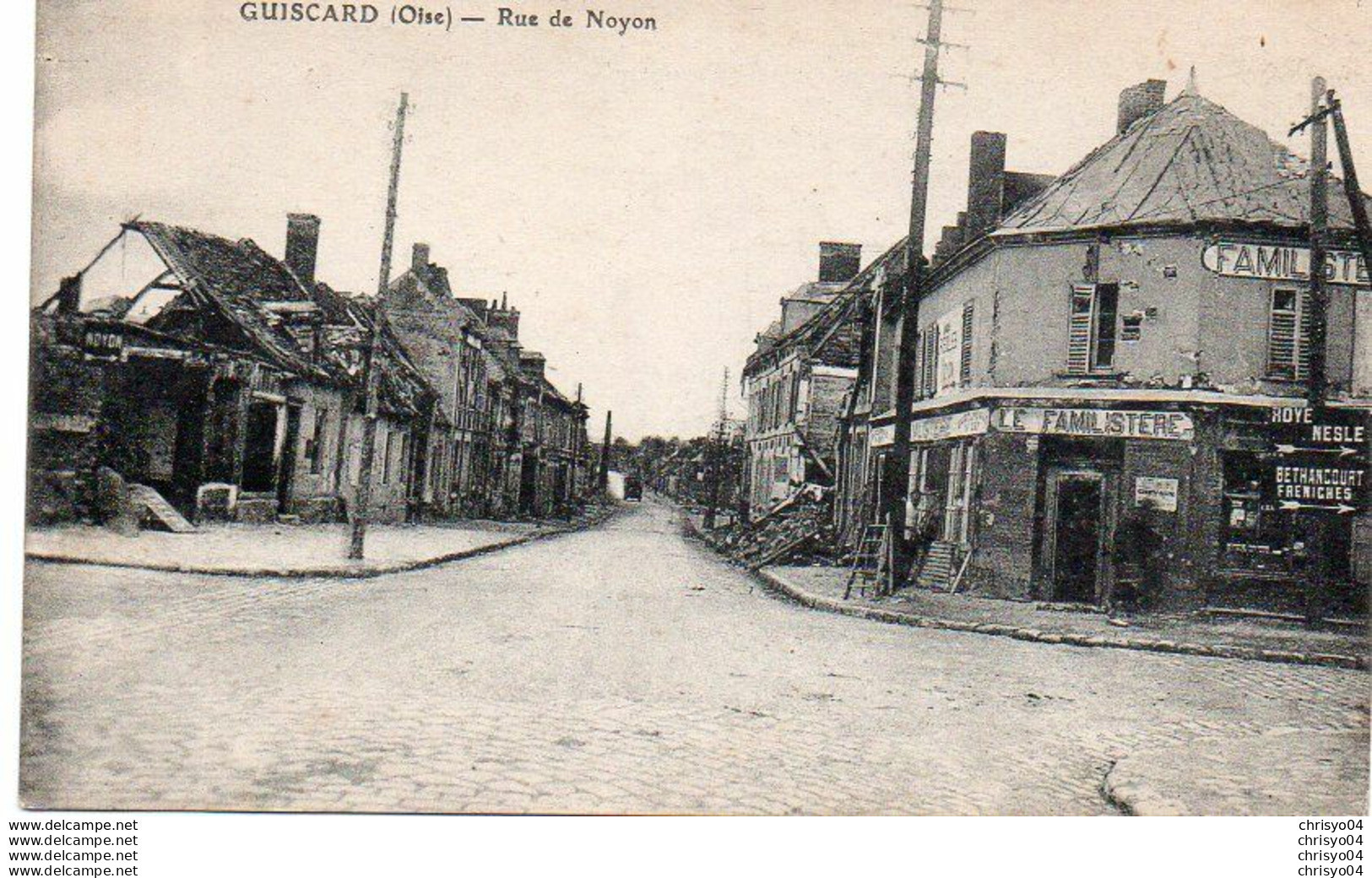 V845Hs   60 Guiscard Rue De Noyon Le Familistére - Guiscard