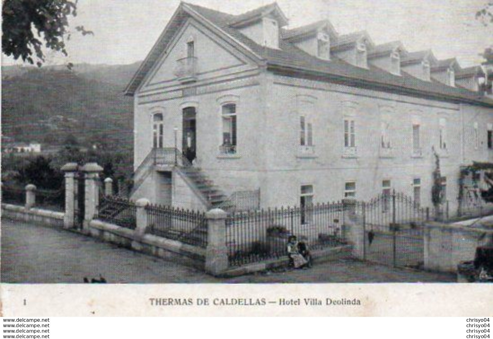 V48Pt    Portugal Caldellas Caldelas Thermas Hotel Villa Deolinda (vue Pas Courante) - Braga