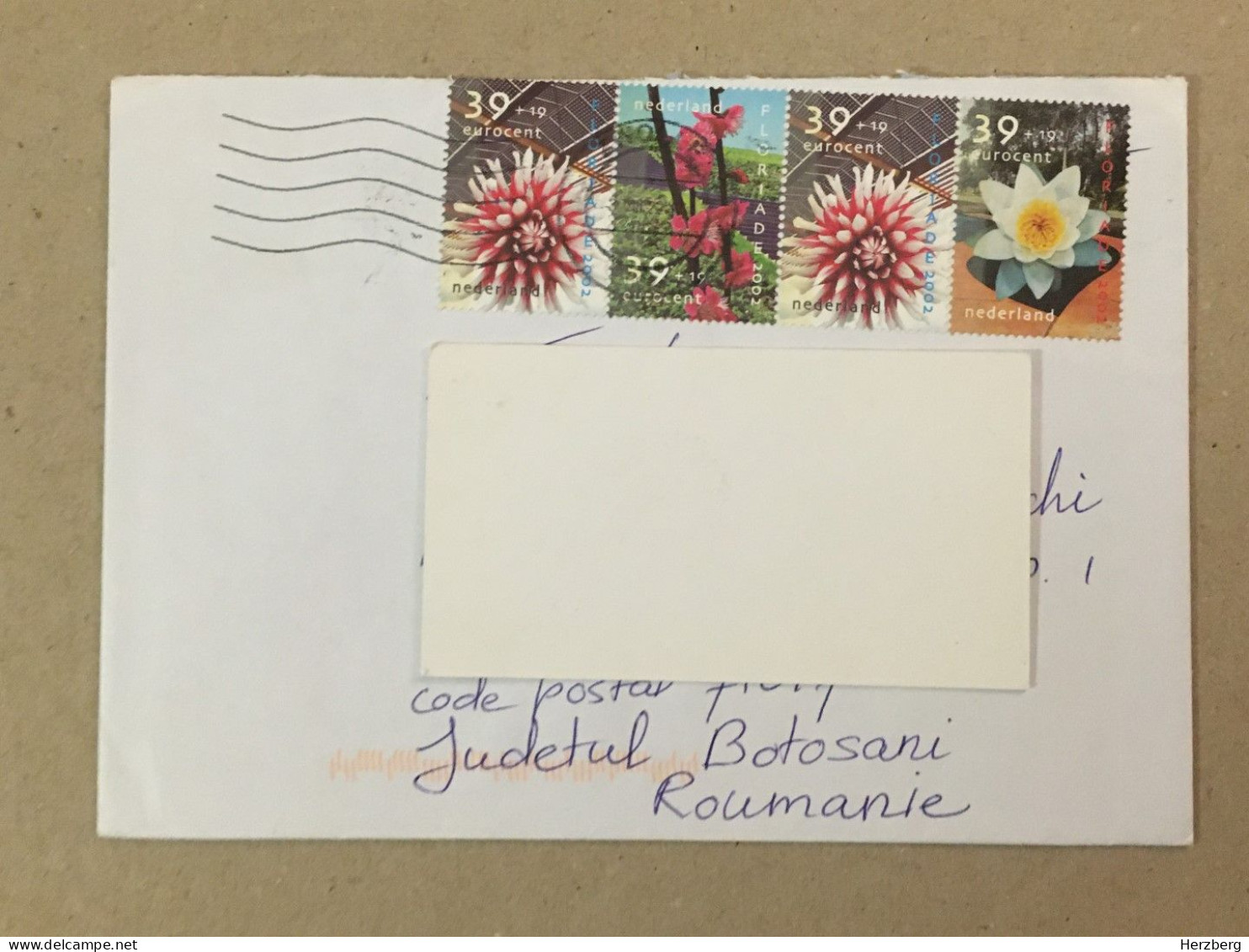 Netherlands Nederland  Used Letter Stamp On Cover Flowers Fleurs Blumen Floriade 2022 - Unclassified