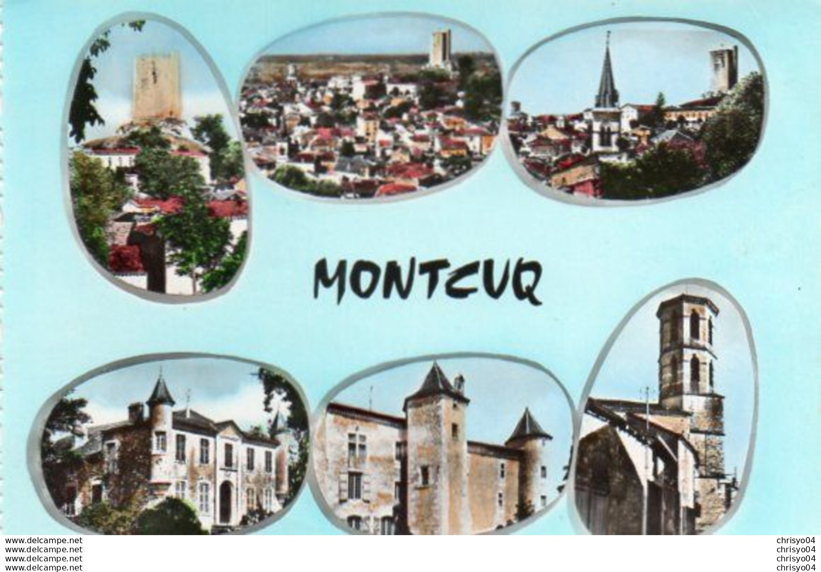 V95Ch  46 Montcuq Multivues (pas Courante) - Montcuq