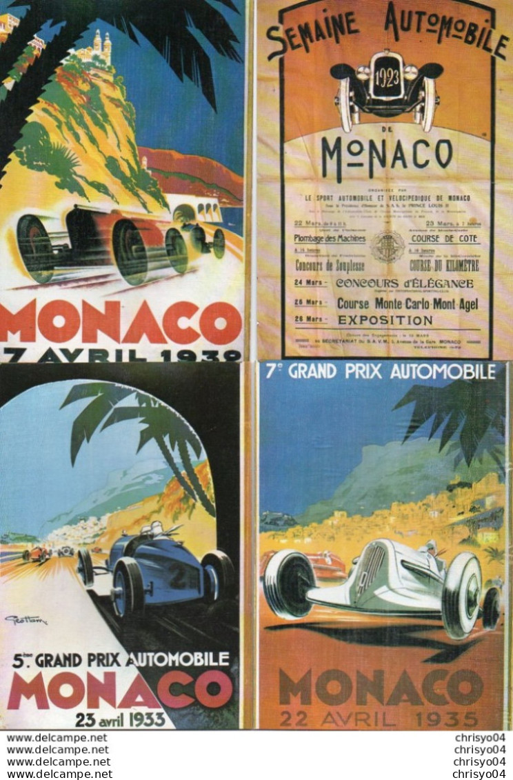 V845Aa   Lot De 10 CP Rallye Automobile De Monaco Tacot (collection ACM) - Rallyes