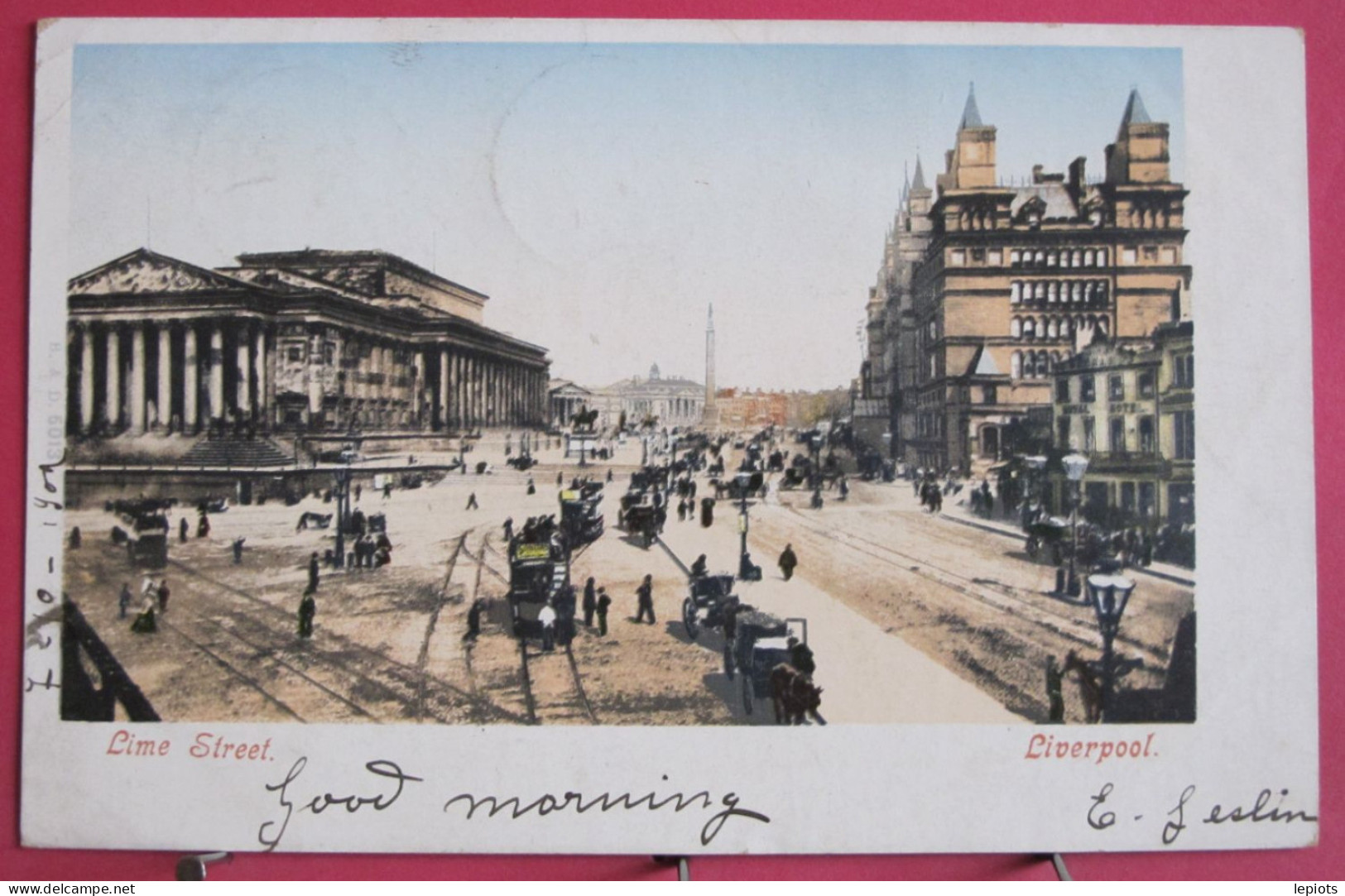 Angleterre - Liverpool - Lime Street - CPA Précurseur 1902 En Très Bon état - Liverpool