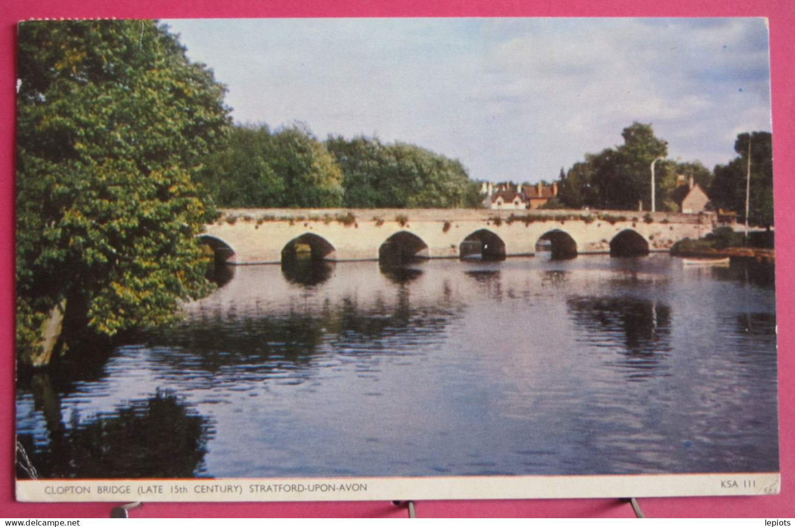 Visuel Très Peu Courant - Angleterre - Stratford Upon Avon - Clopton Bridge - 1954 - Stratford Upon Avon