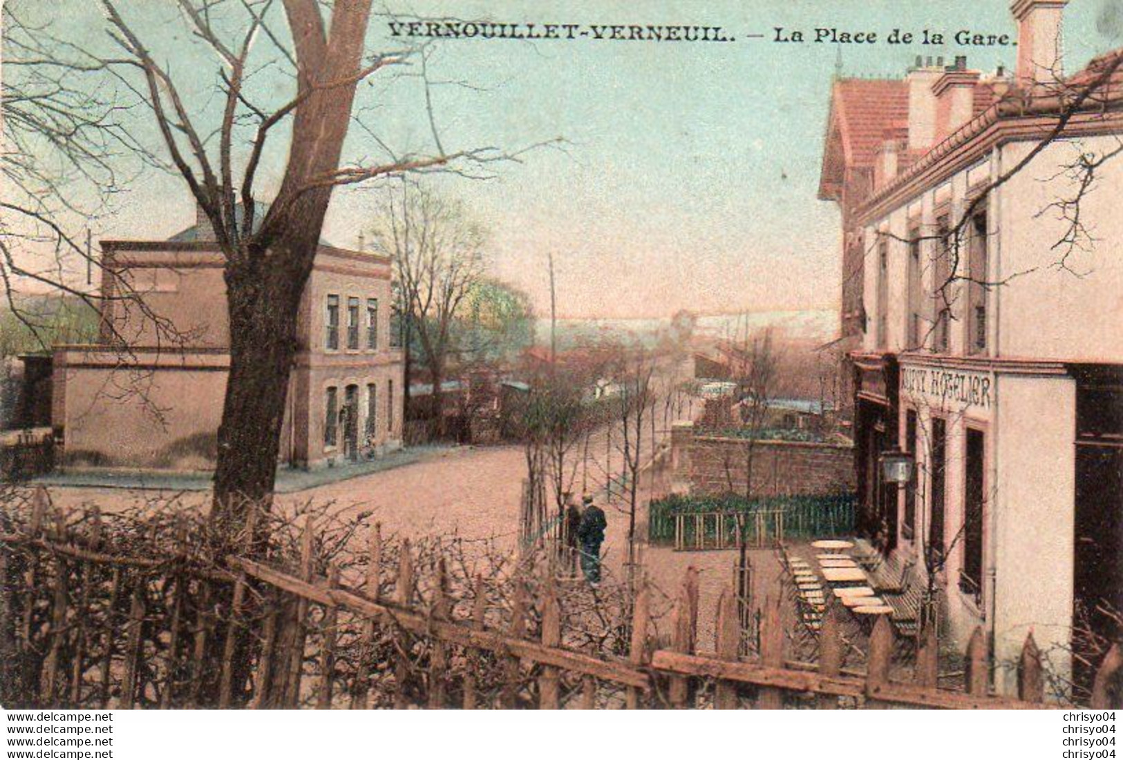 1V3 Nz   78 Vernouillet Verneuil Place De La Gare - Vernouillet