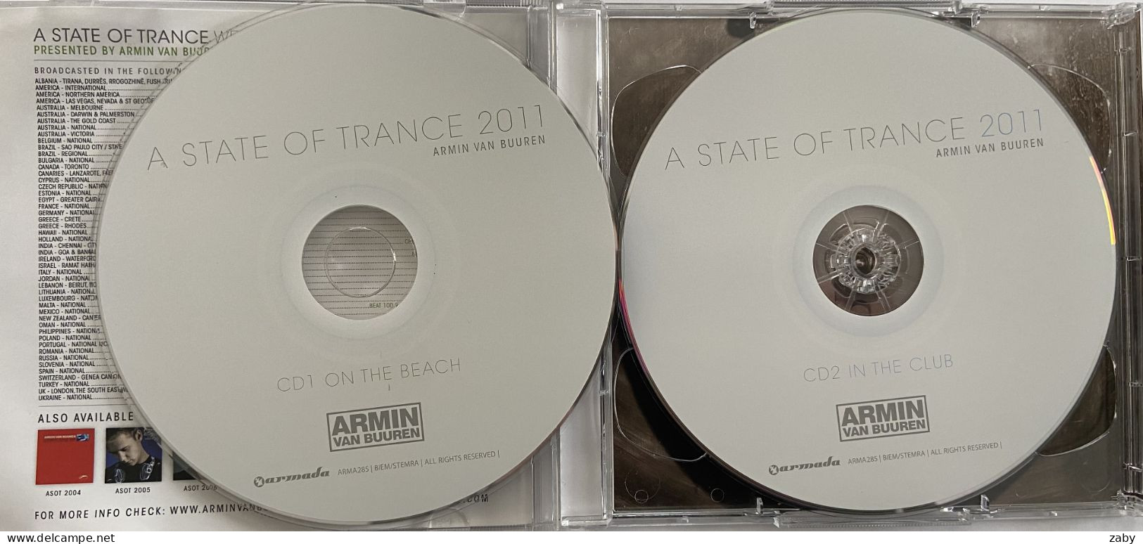 CD De Armin Van Buuren //  A State Of Trance 2011 - Dance, Techno En House