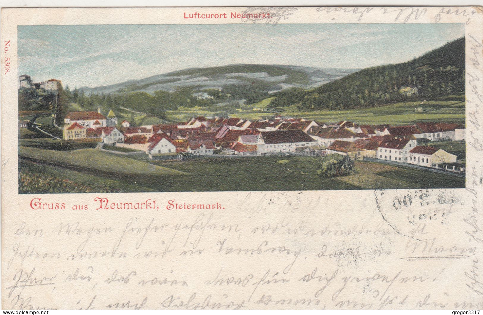 E4528) GRUSS Aus NEUMARKT - Steiermark -  Tolle Alte LITHO - Häuser 1900 - Neumarkt
