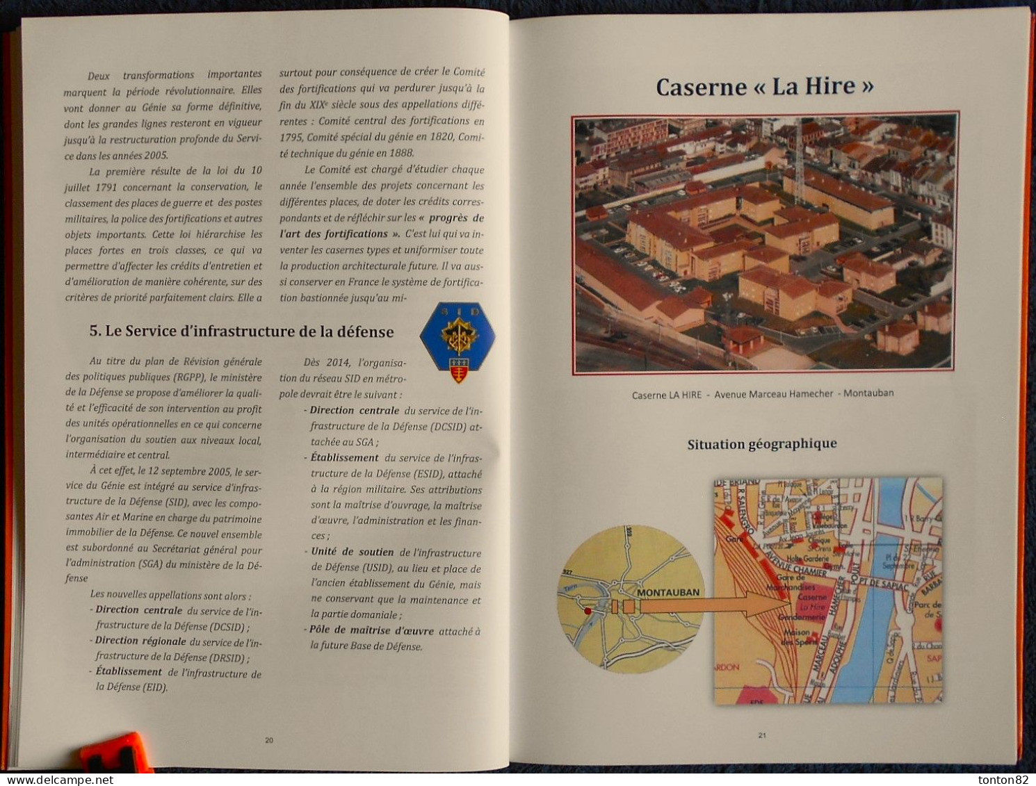 Histoire des Casernements Militaires en Tarn et Garonne - Ateliers du Moustier - ( 1989 ) .