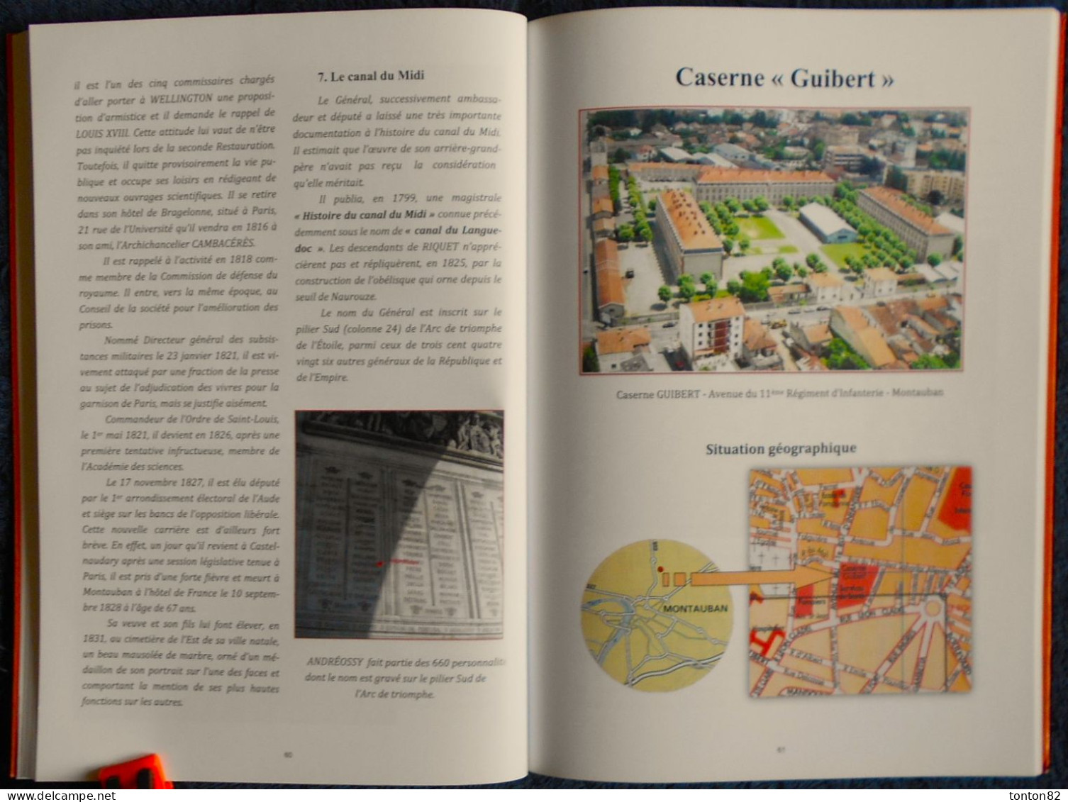 Histoire des Casernements Militaires en Tarn et Garonne - Ateliers du Moustier - ( 1989 ) .