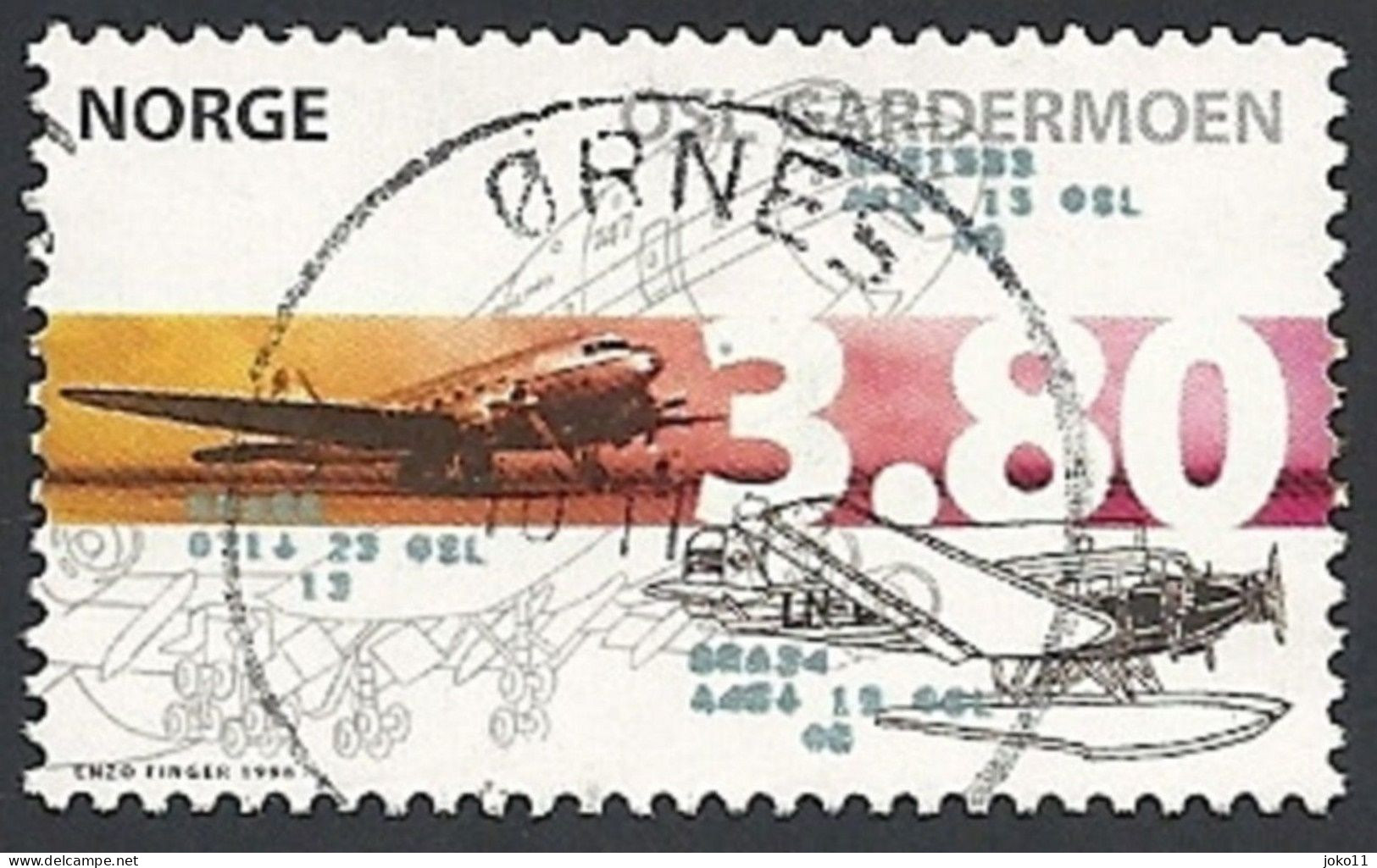 Norwegen, 1998, Mi.-Nr. 1292, Gestempelt - Oblitérés
