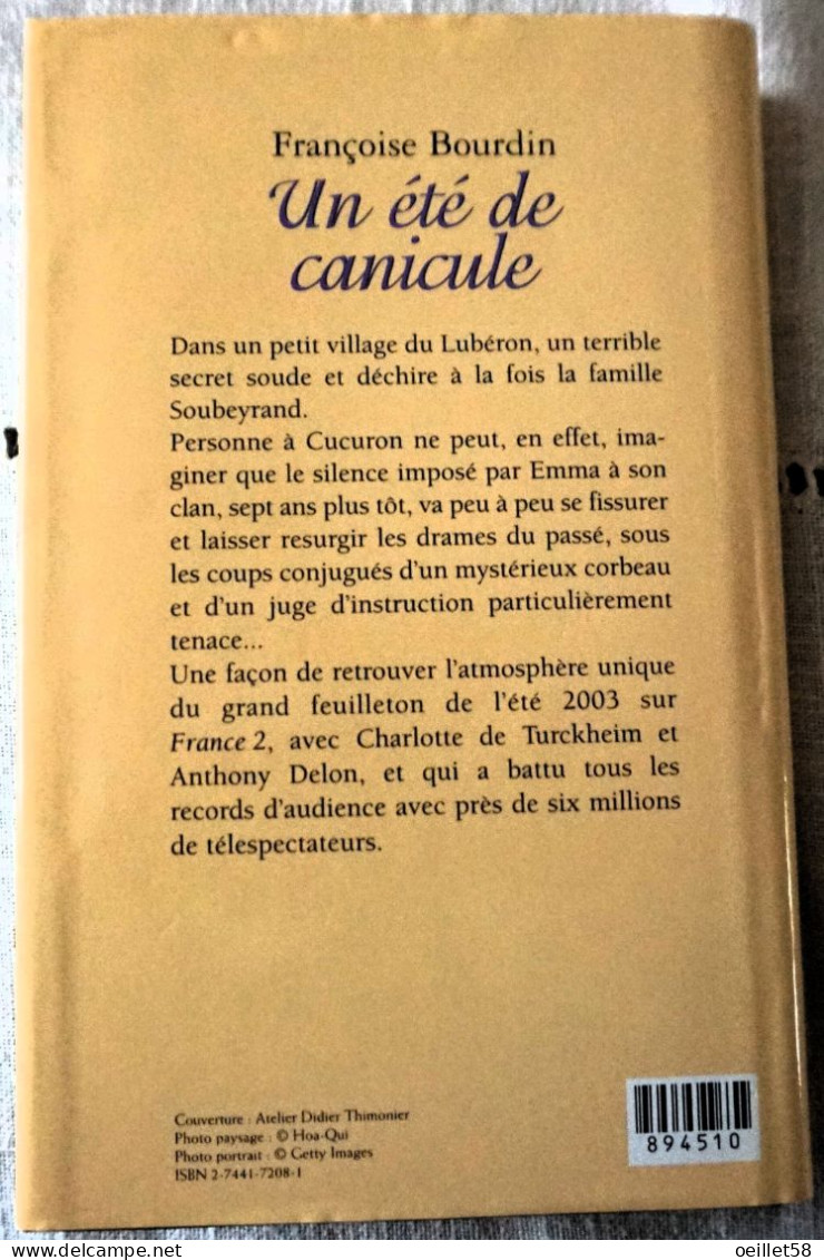 UN ETE DE CANICULE  (Françoise Bourdin) - Aventura