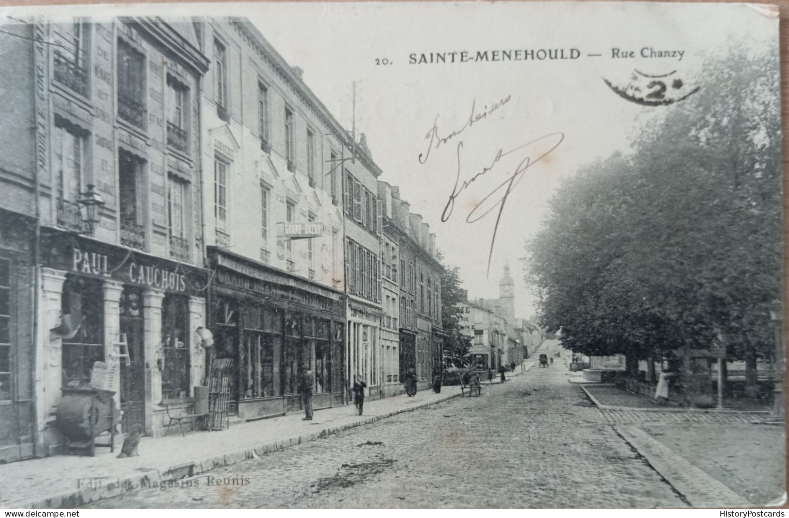 Sainte-Menehould, Rue Chanzy, Ca. 1915 - Other & Unclassified