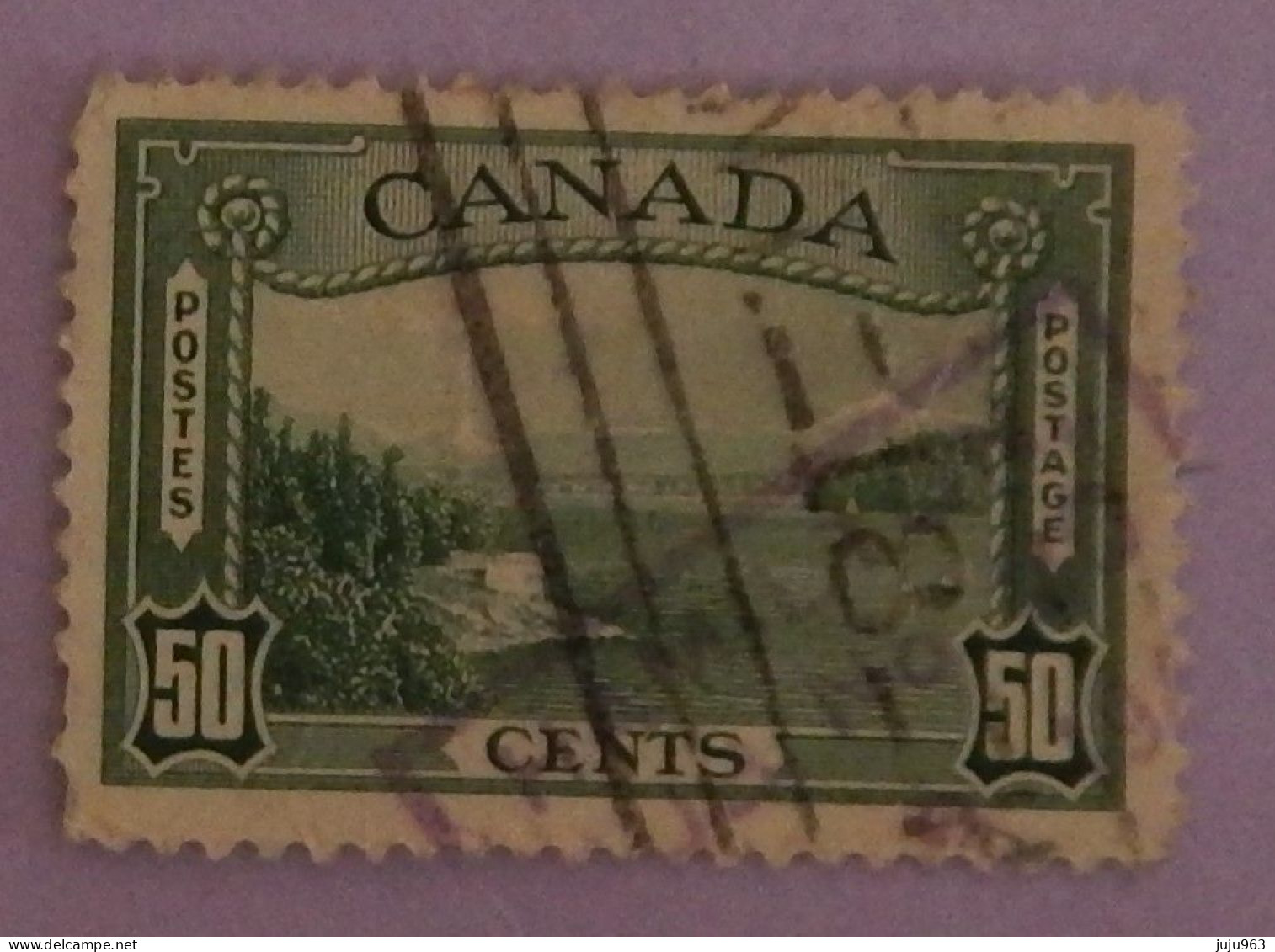 CANADA YT 200 OBLITERE "PORT DE VANCOUVER" ANNÉE 1938 - Oblitérés