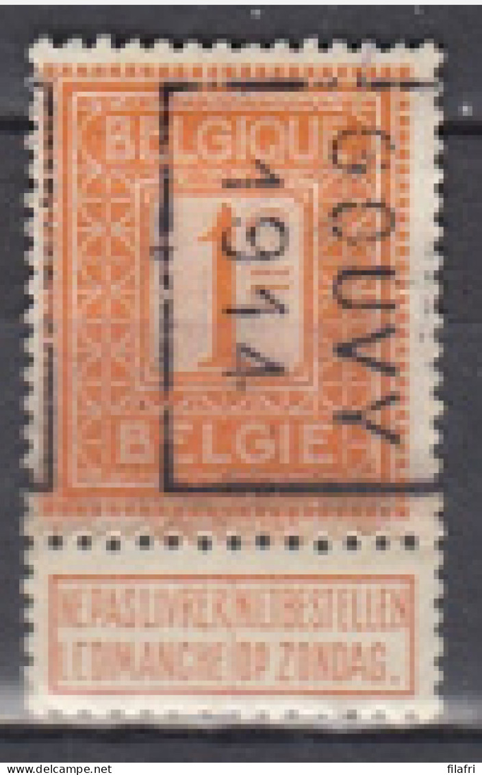 2287 Voorafstempeling Op Nr 108 - GOUVY 1914 - Positie B - Rollenmarken 1910-19
