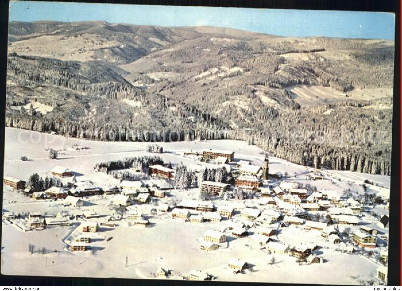 72421132 Hoechenschwand Fliegeraufnahme Im Winter Hoechenschwand - Hoechenschwand